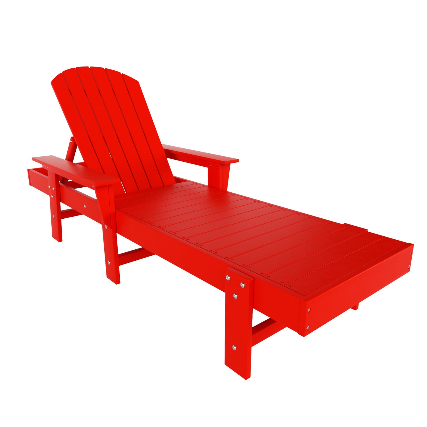 Westport Classic All-Weather Outdoor Adirondack Reclining Sun Lounger With Arms Rests