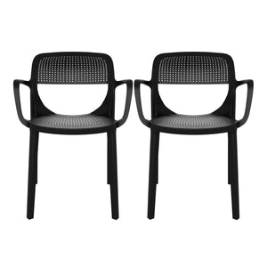 Polyform Stacking Dining Arm Chair (Set of 2)