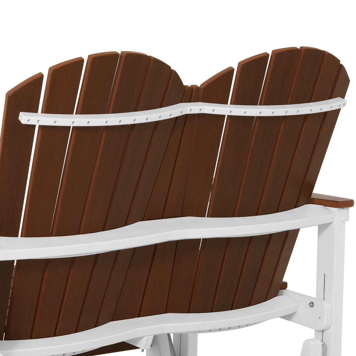 Adirondack 52“ Glider With Cup Holder