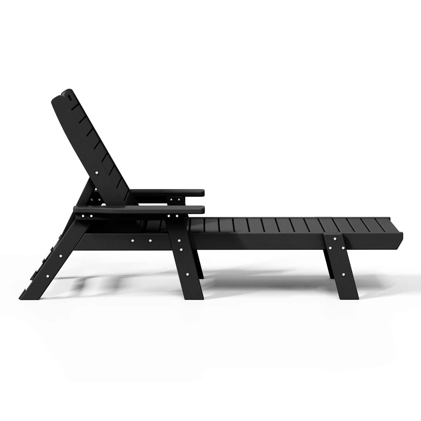 Santa Monica All-Weather Outdoor Reclining Sun Lounger with Arm Rests