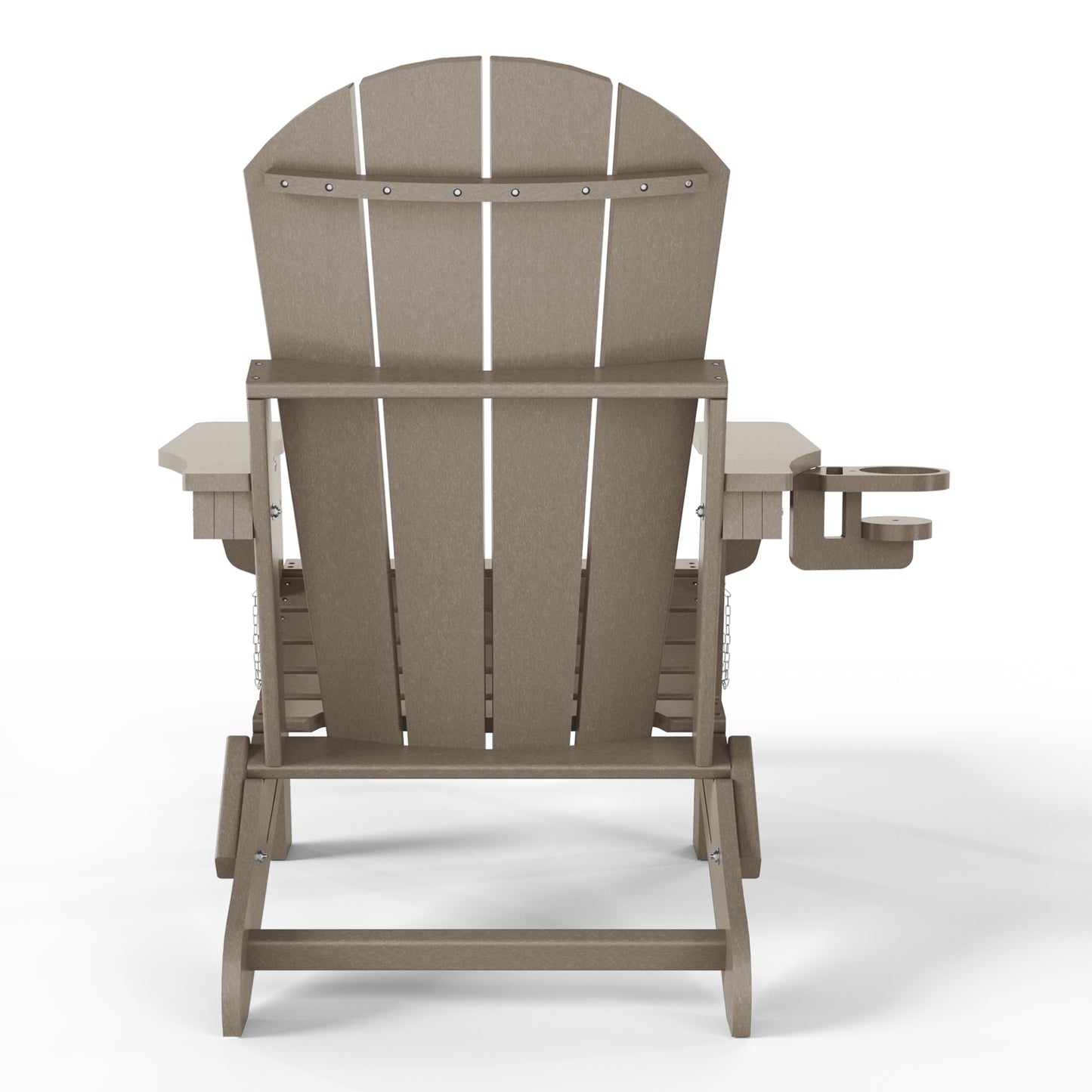 Chatham Folding Adjustable Adirondack Chair with Cup Holder and Hideaway Ottoman