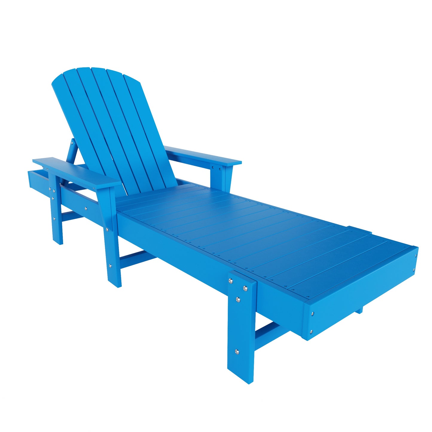 Westport Classic All-Weather Outdoor Adirondack Reclining Sun Lounger With Arms Rests