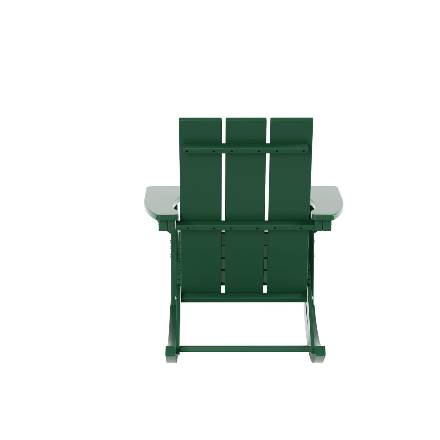 Malibu Modern All-Weather Outdoor Rocking Adirondack Chair