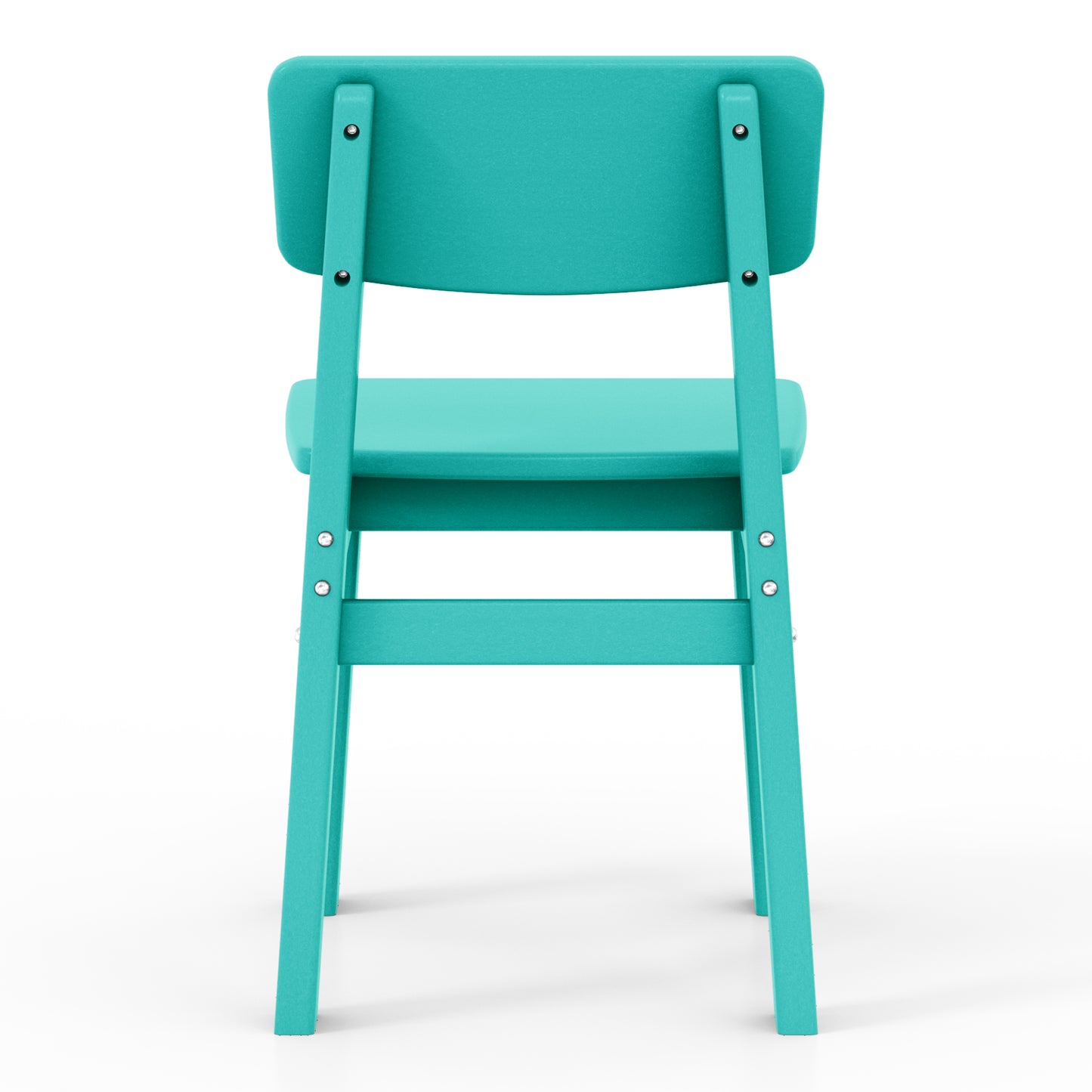 Tiny Terraces Essentials Kids' All-Weather Outdoor Dining Chair (Set of 2)