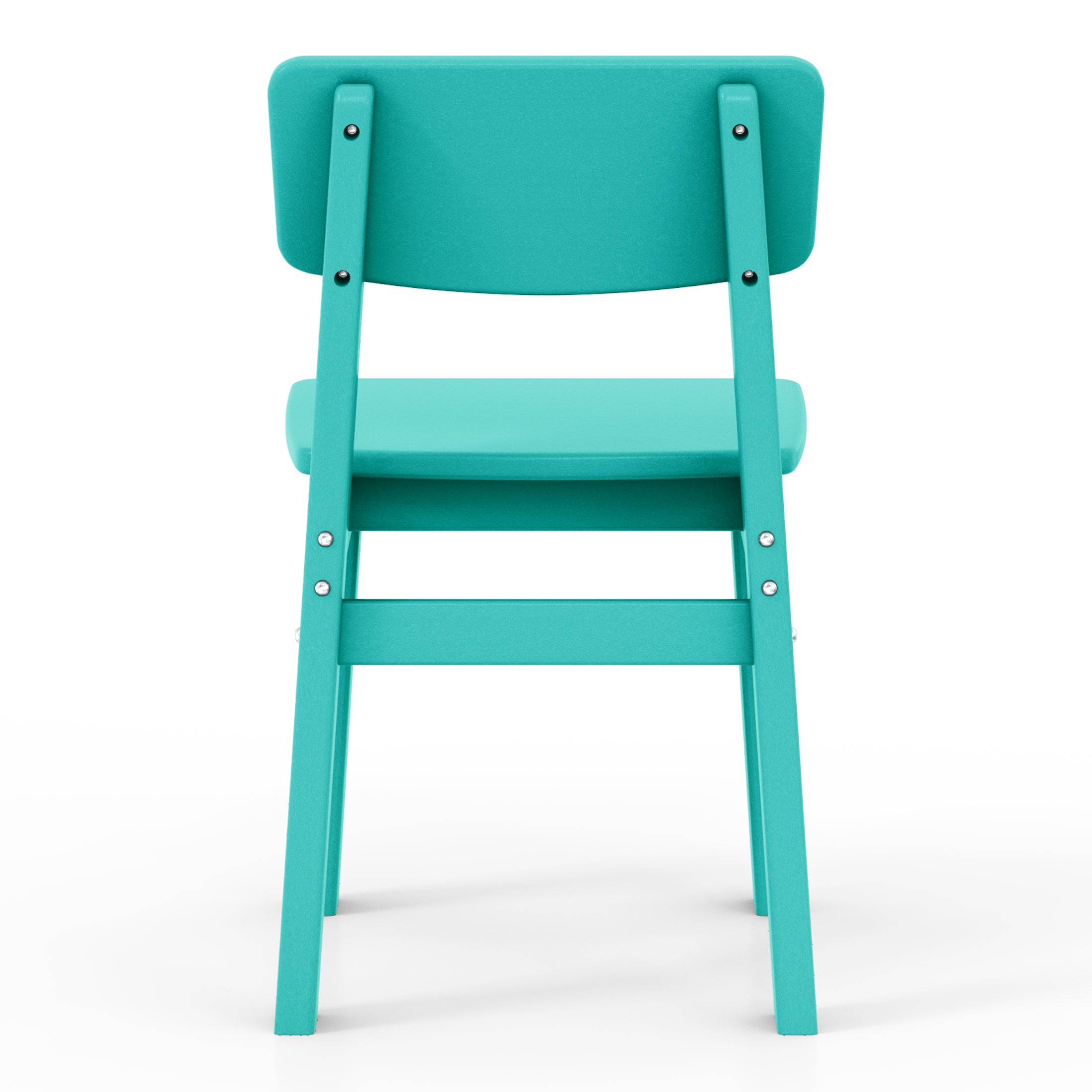 Tiny Terraces Essentials Kids' All-Weather Outdoor Dining Chair (Set of 2)