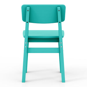 Tiny Terraces Essentials Kids' All-Weather Outdoor Dining Chair (Set of 2)