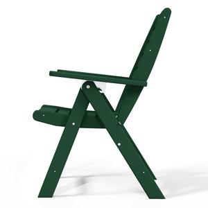 Aarhus All-Weather Outdoor Patio Folding Tall Back Dining Chair (38" High)