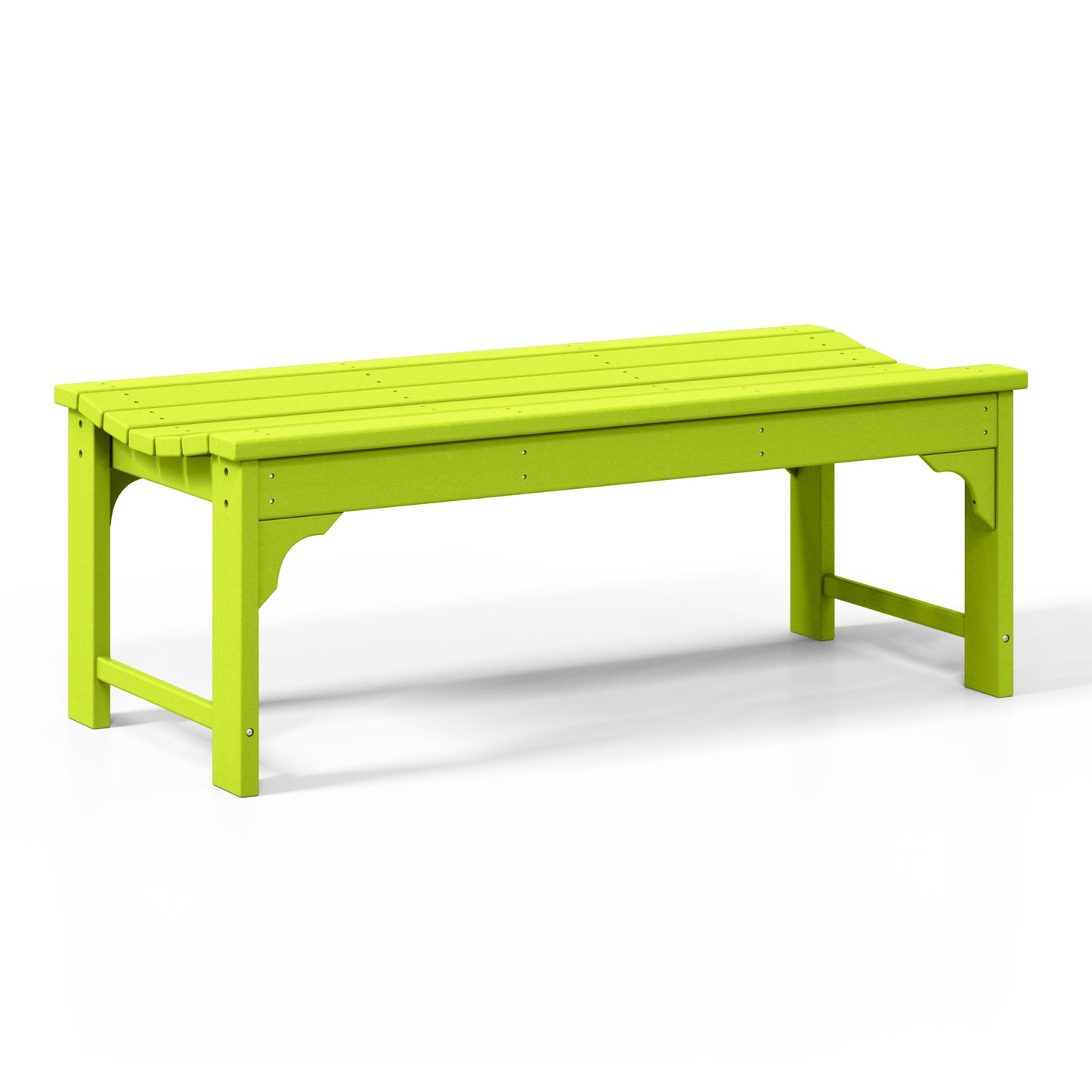 Concord All-Weather Outdoor Garden Backless Bench (46" Wide)