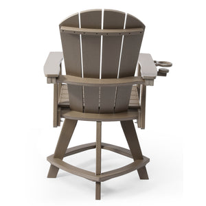 Chatham Adirondack Swivel Counter Chair with Cup Holder