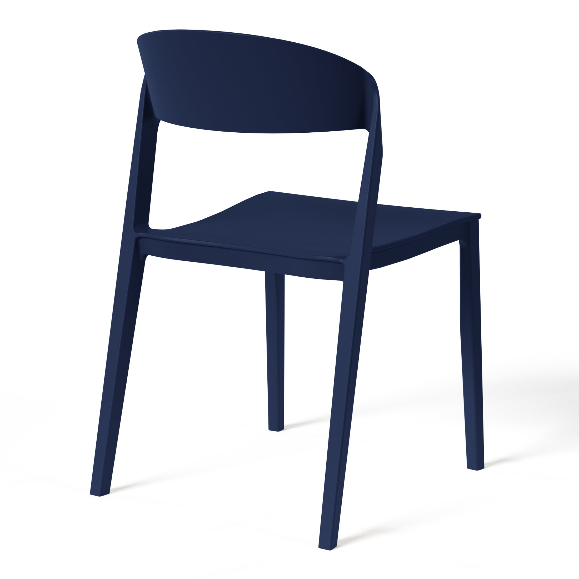 Patio Stacking Dining Side Chair (Set of 2)