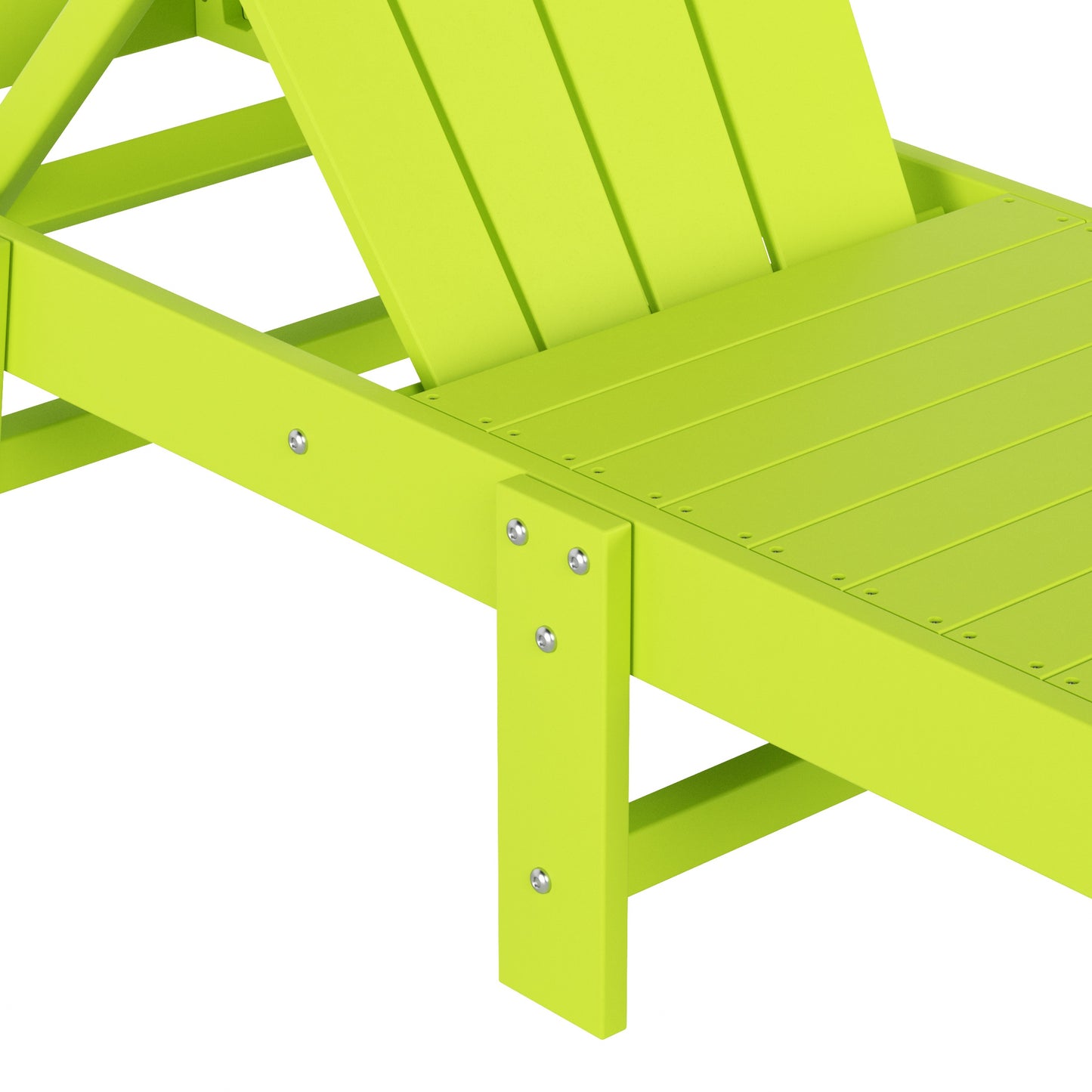 Chatham All-Weather Outdoor Adirondack Reclining Sun Lounger With Wheels