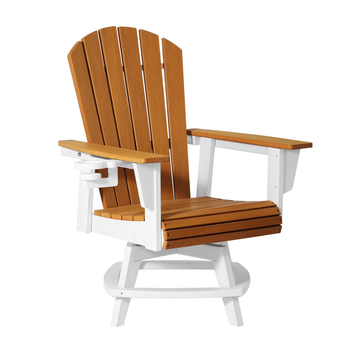Heritage Ridge Adirondack Swivel Dining Chair With Cup Holder