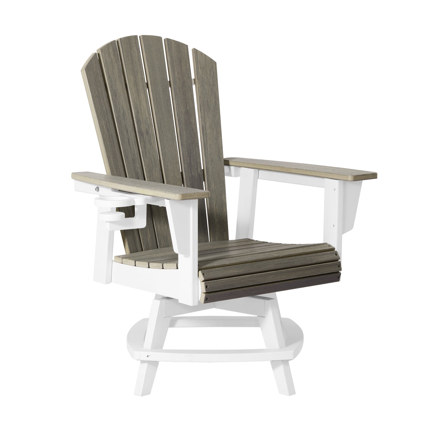 Heritage Ridge Adirondack Swivel Dining Chair With Cup Holder