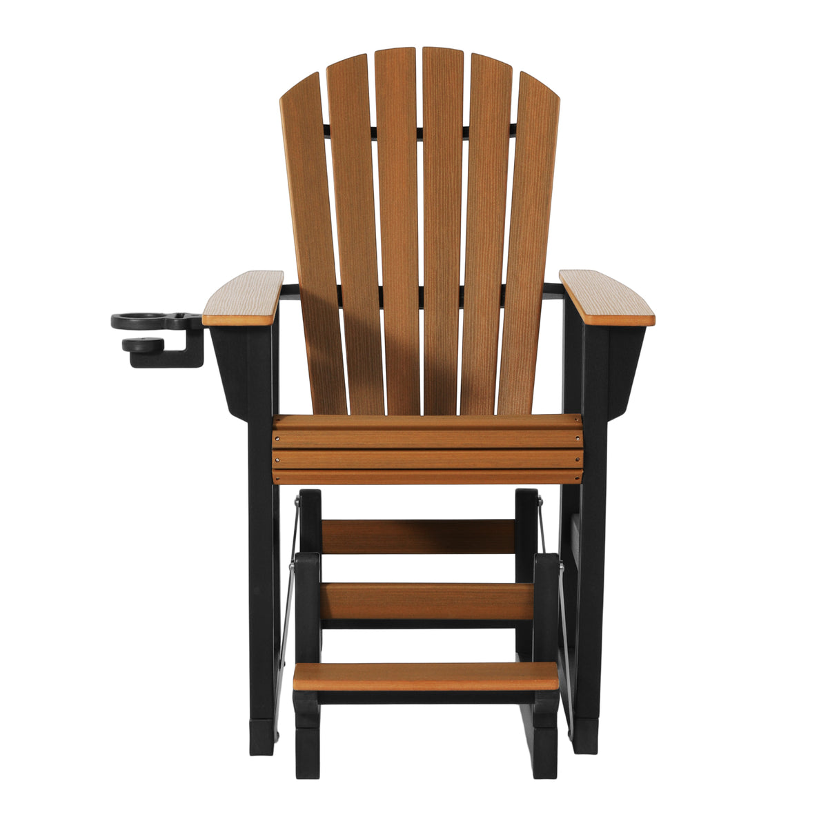 Adirondack Counter Glider With Cup Holder