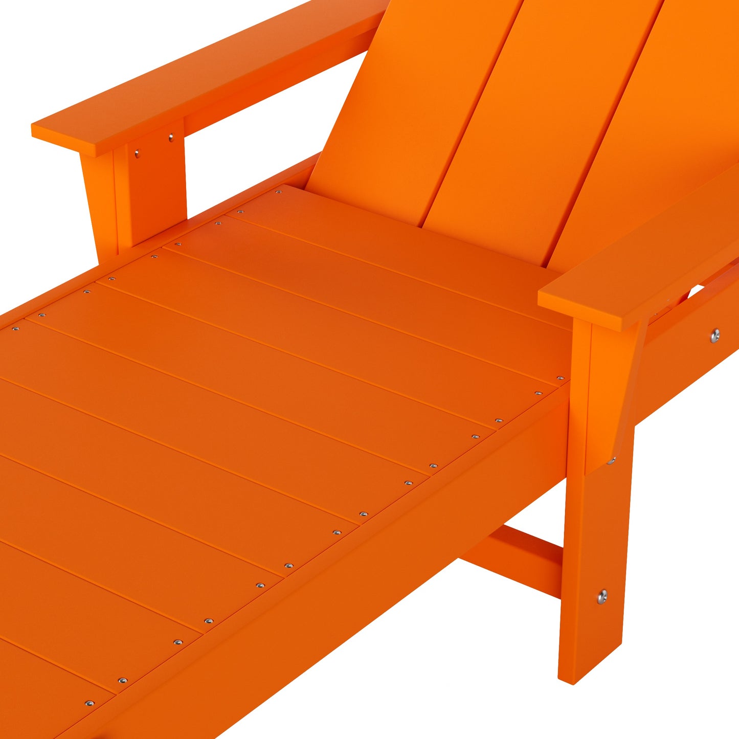 Malibu Modern All-Weather Outdoor Reclining Sun Lounger With Arm Rests & Wheels
