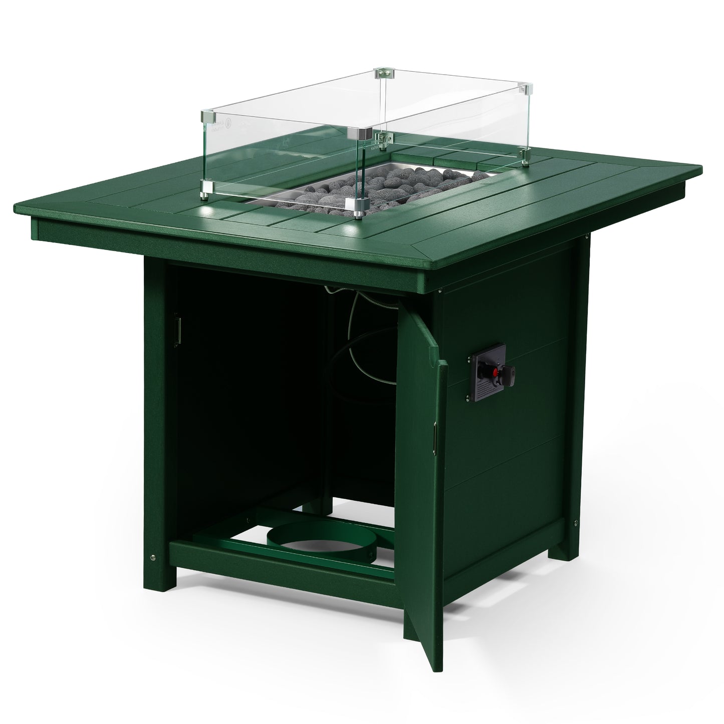 Sedona Rectangular 34" X 46" Dining Fire Pit Table