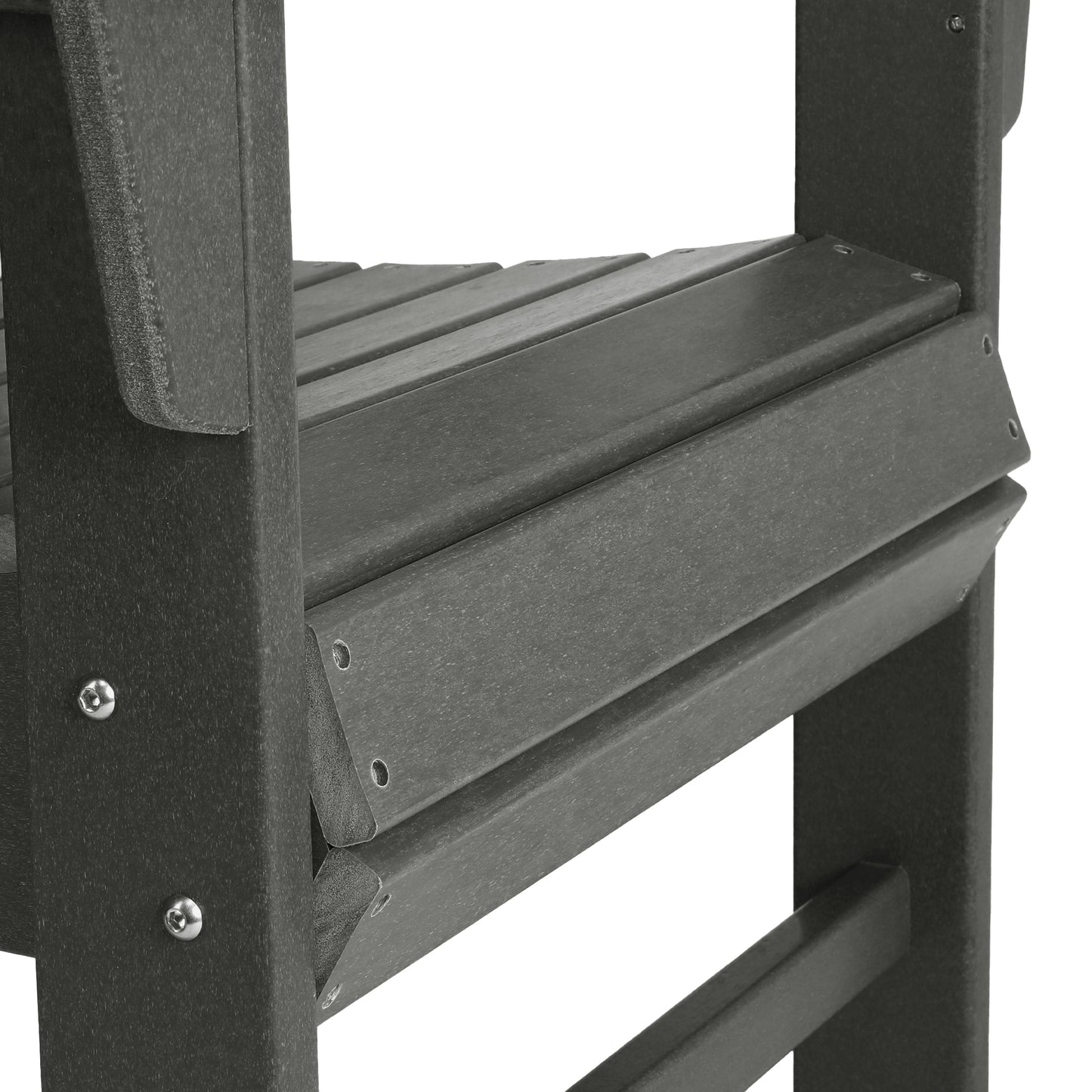 Malibu Modern All-Weather Outdoor Contoured Adirondack Dining Chair