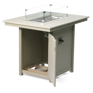 Sedona Rectangular 34" X 46" Counter Fire Pit Table
