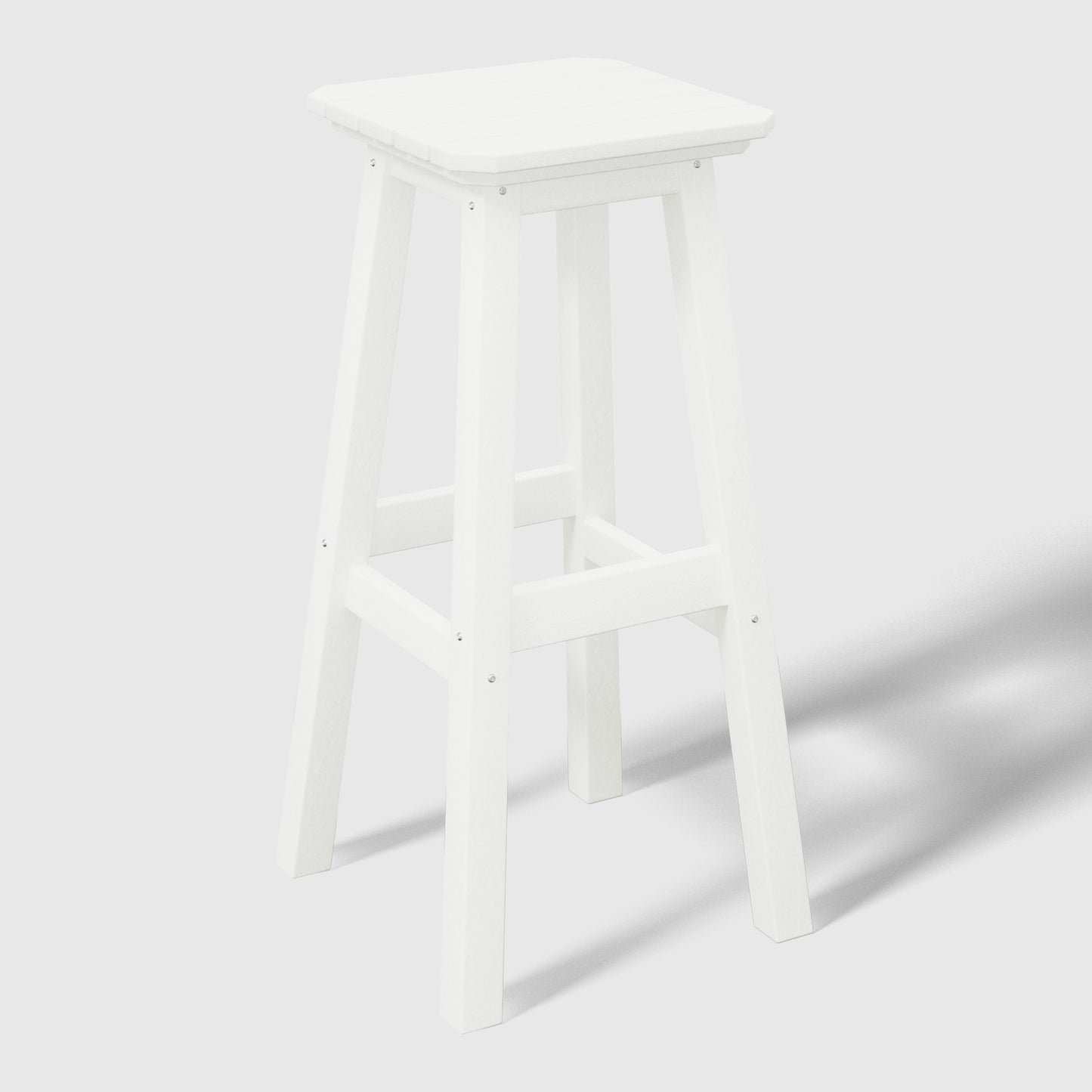 Stockholm All-Weather Outdoor Square Bar Stool (29" Height)