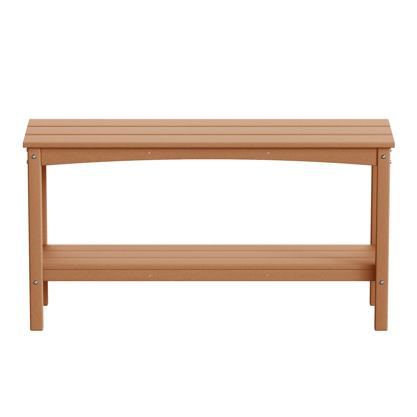 Tuscany All-Weather Outdoor Two Shelf Patio Bar Console Table (55" Wide)