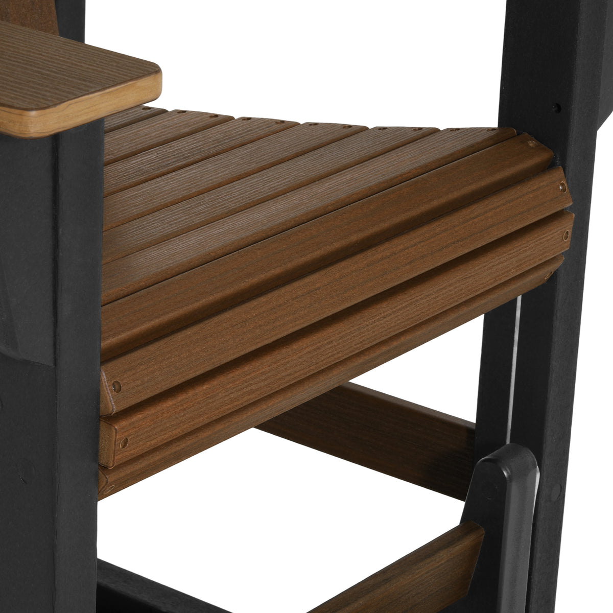 Adirondack Counter Glider With Cup Holder