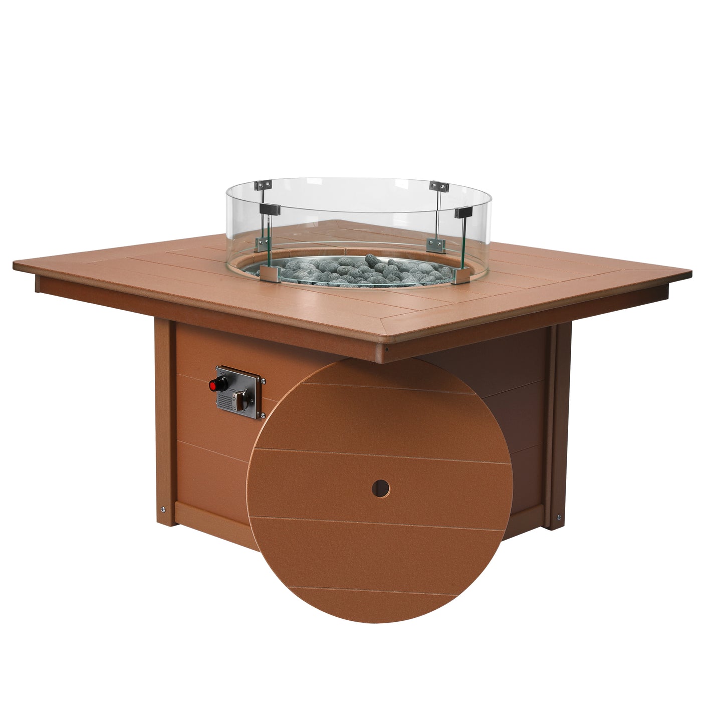 Sedona Square 42" Fire Pit Table