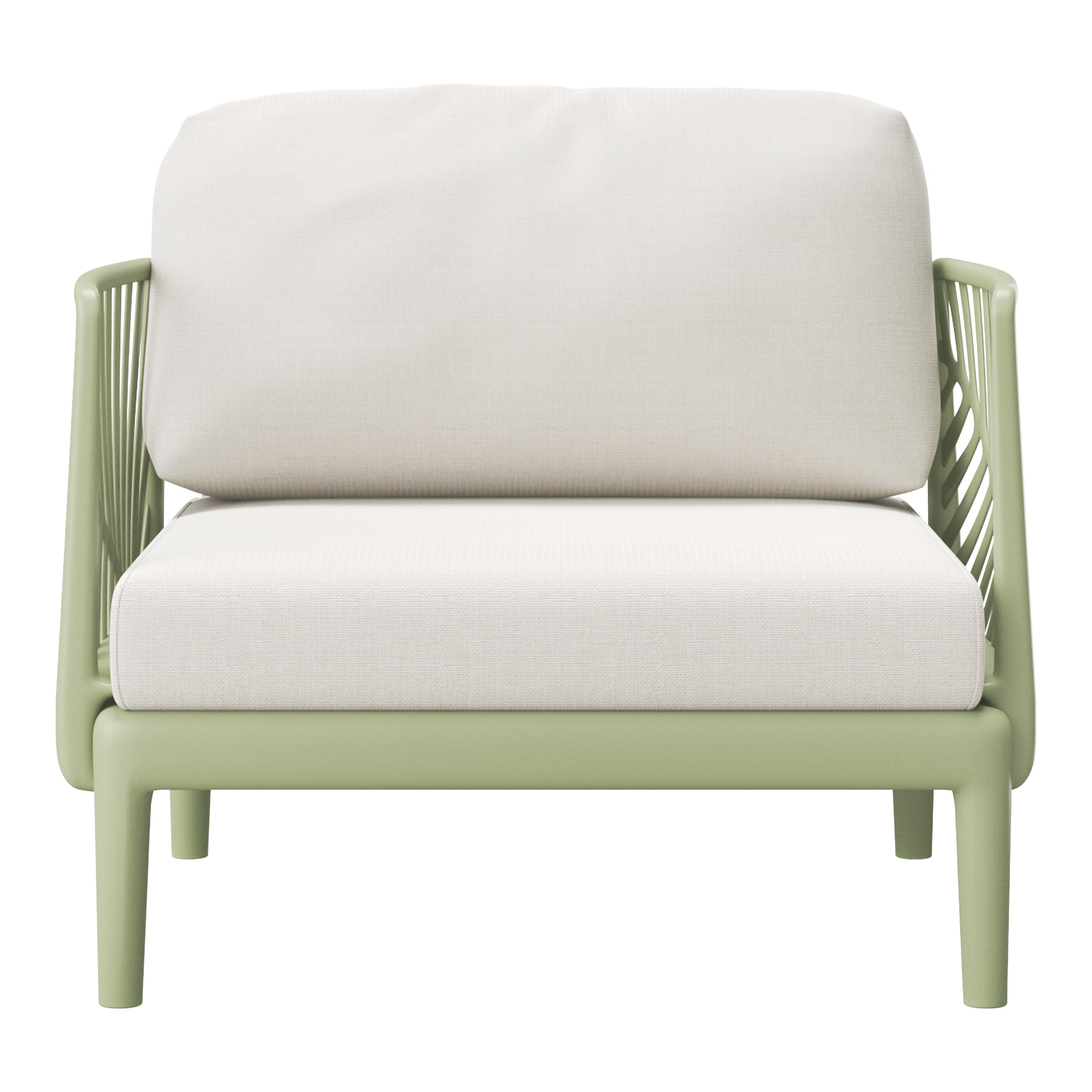 Polyform Deep Seating Club Chair with Cushions