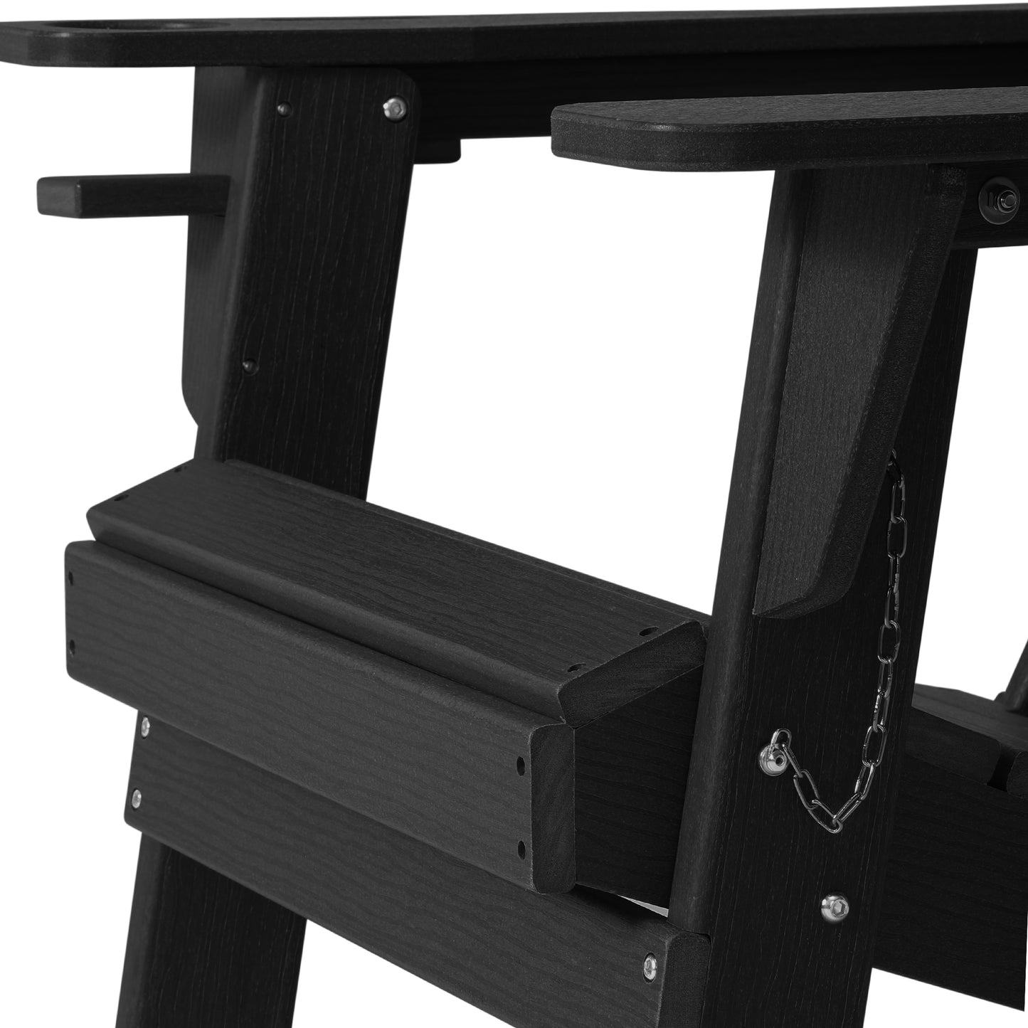 Chatham All-Weather Outdoor Folding Adirondack Chair with Cup Holder