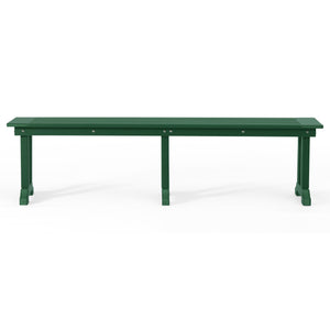 Tuscany All-Weather Outdoor 65" Trestle Dining Bench