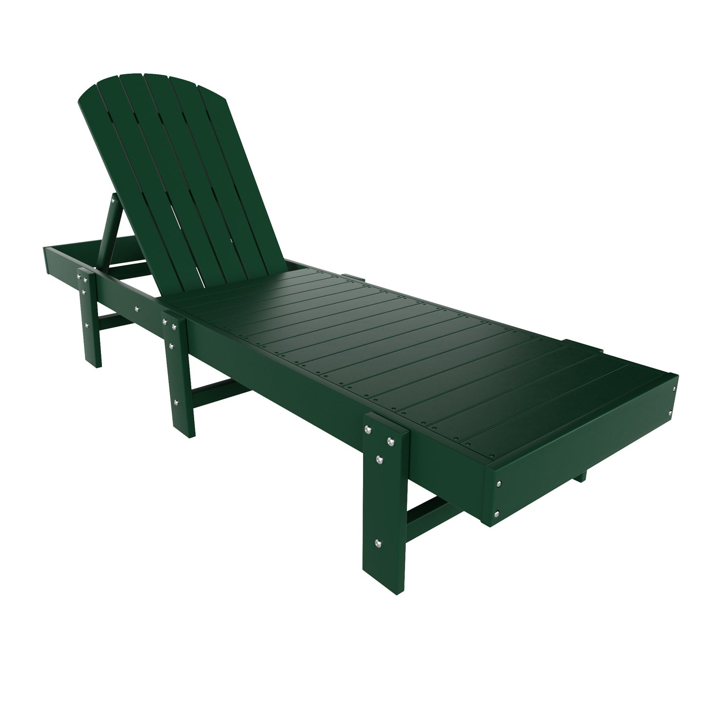 Westport Classic All-Weather Outdoor Adirondack Reclining Sun Lounger