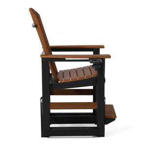Adirondack Counter Glider With Cup Holder