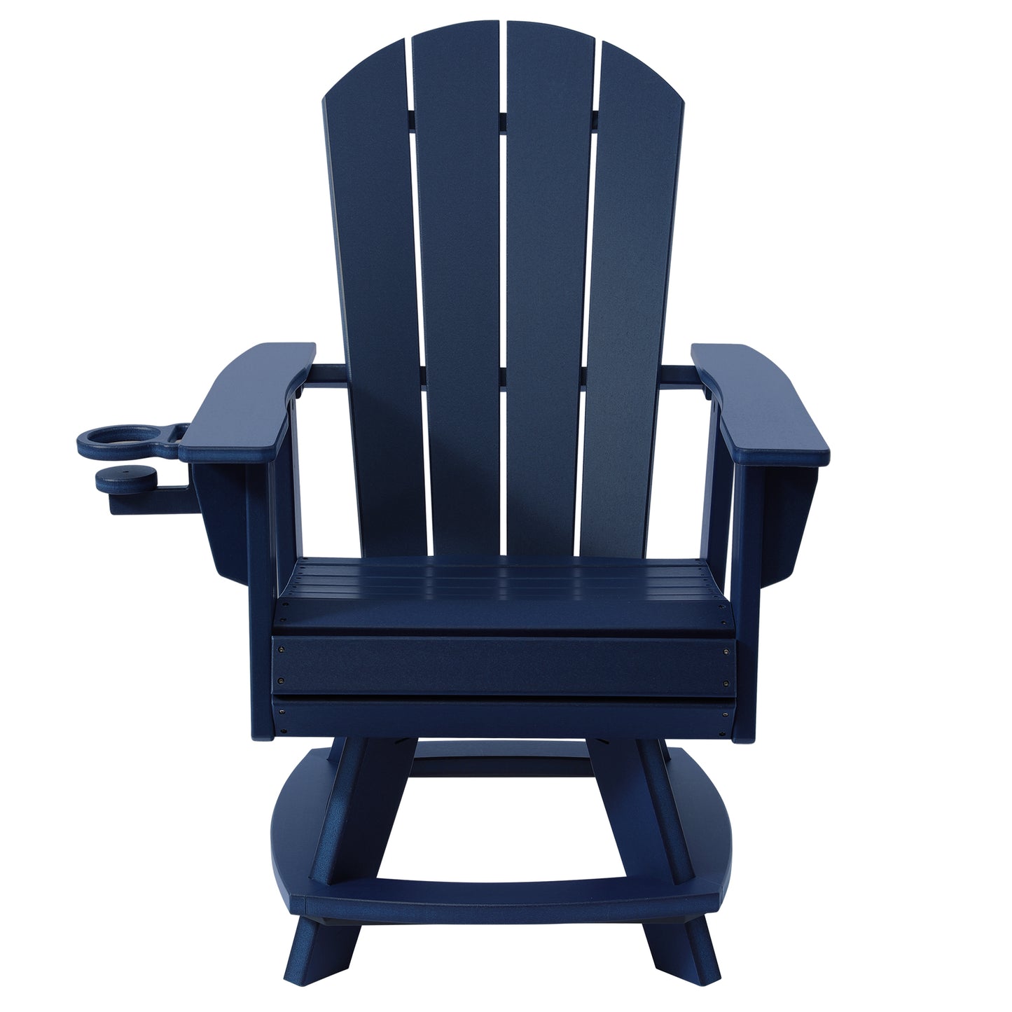 Adirondack Swivel Dining Chair with Cup Holder With Cup Holder