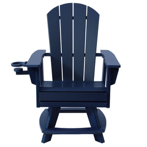 Adirondack Swivel Dining Chair with Cup Holder With Cup Holder