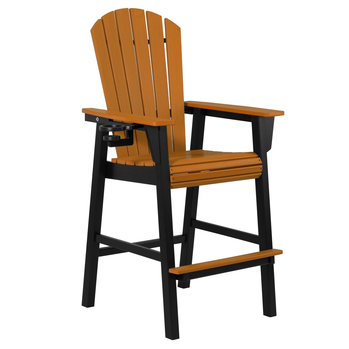 Heritage Ridge Adirondack Bar Chair With Cup Holder