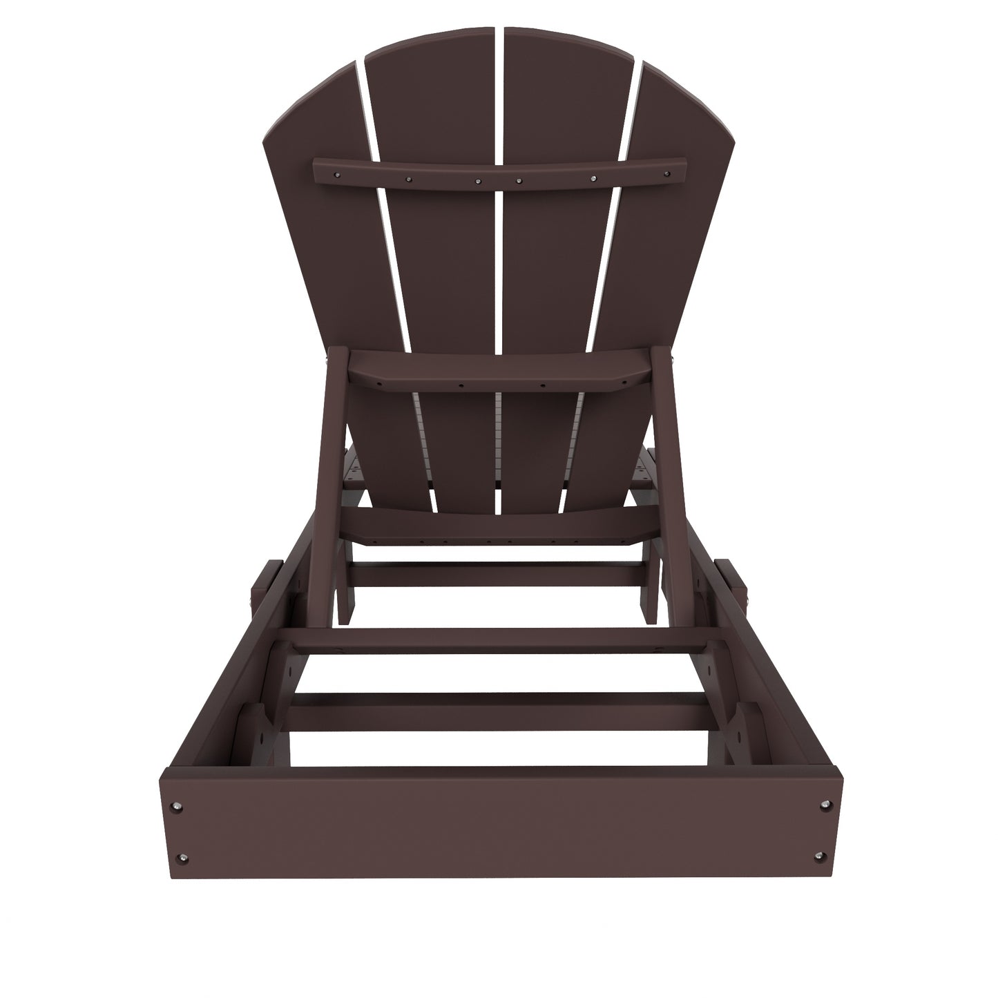 Chatham All-Weather Outdoor Adirondack Reclining Sun Lounger With Wheels
