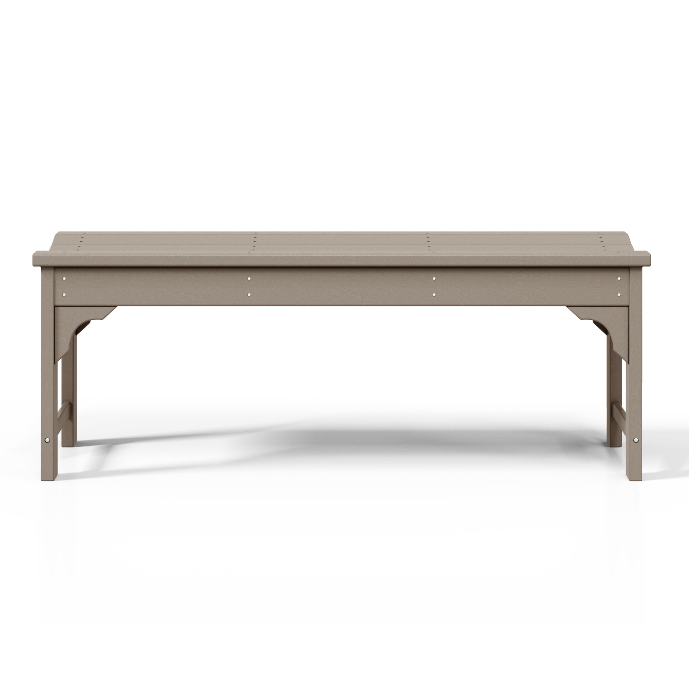Concord All-Weather Outdoor Garden Backless Bench (46" Wide)