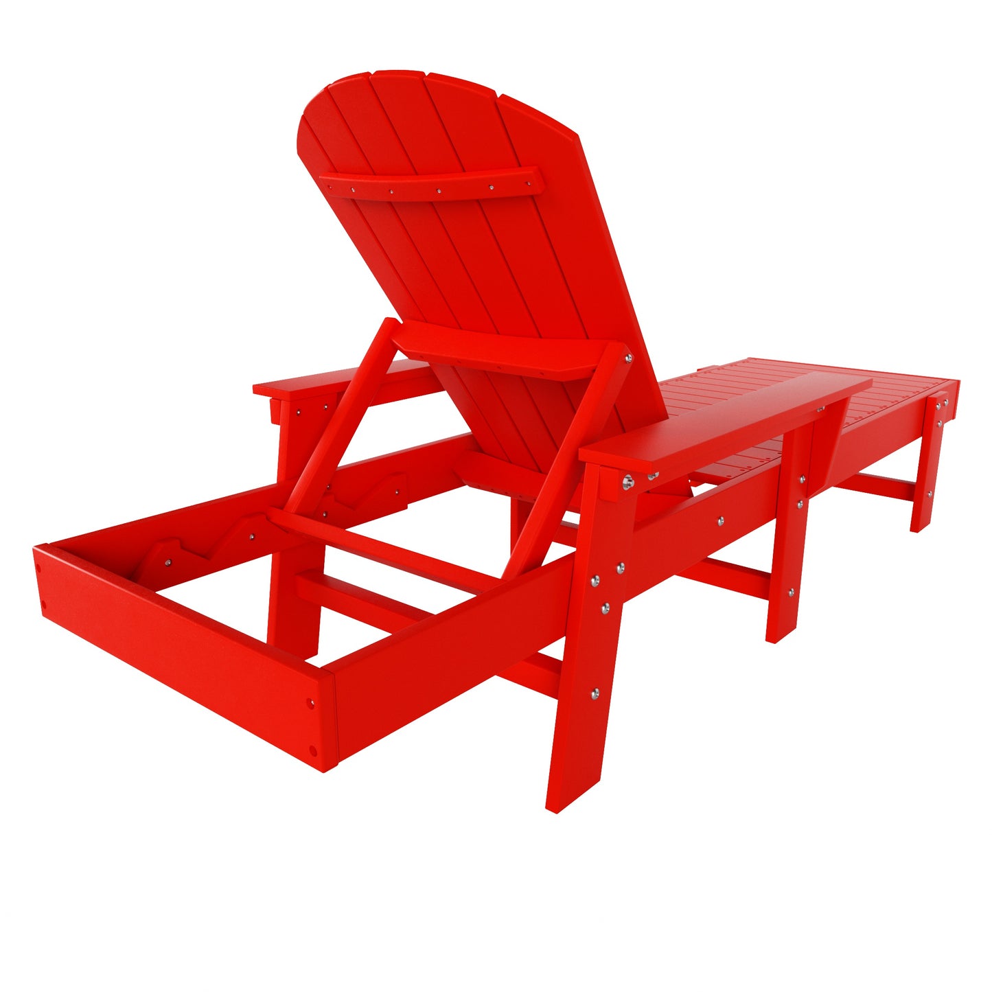 Westport Classic All-Weather Outdoor Adirondack Reclining Sun Lounger With Arms Rests