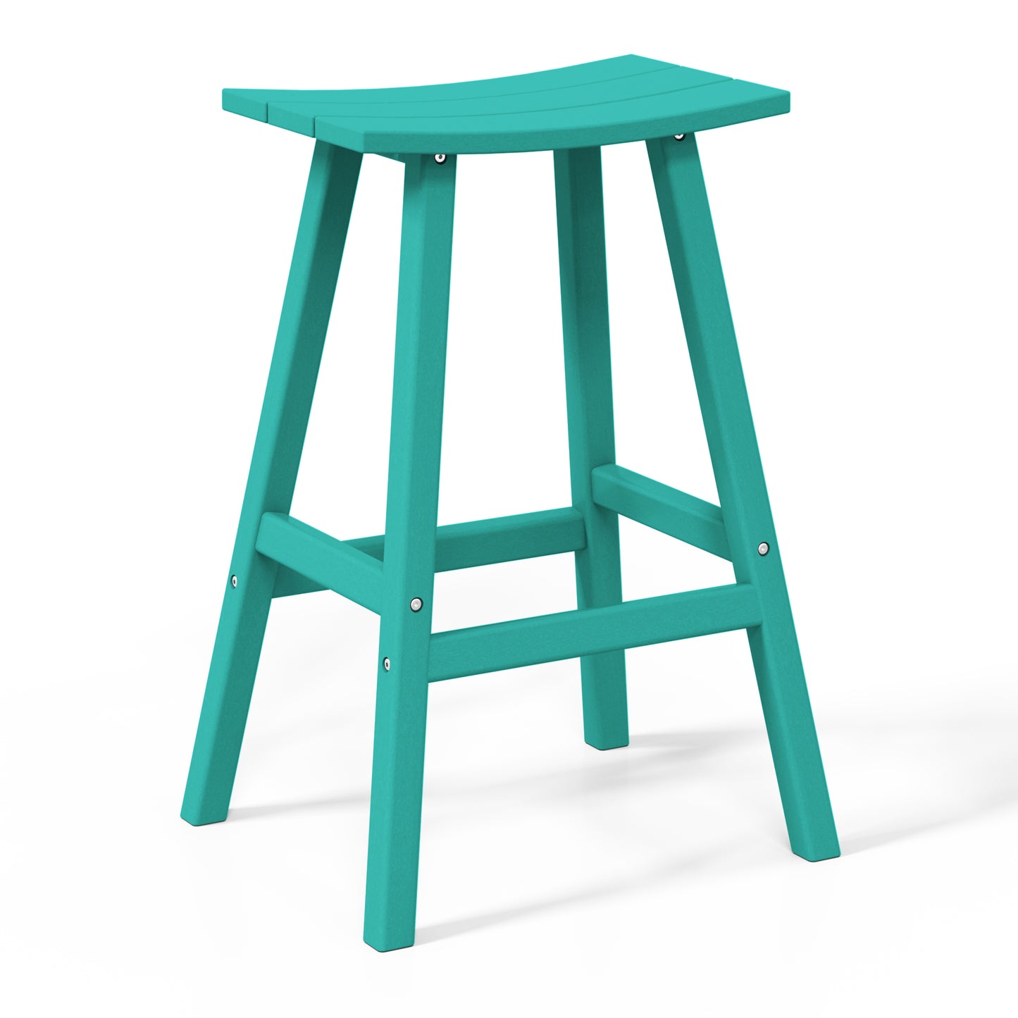 Stockholm All-Weather Outdoor Saddle Bar Stool (29" Height)
