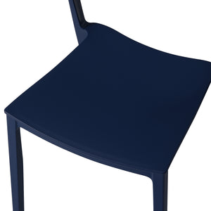 Patio Stacking Dining Side Chair (Set of 2)