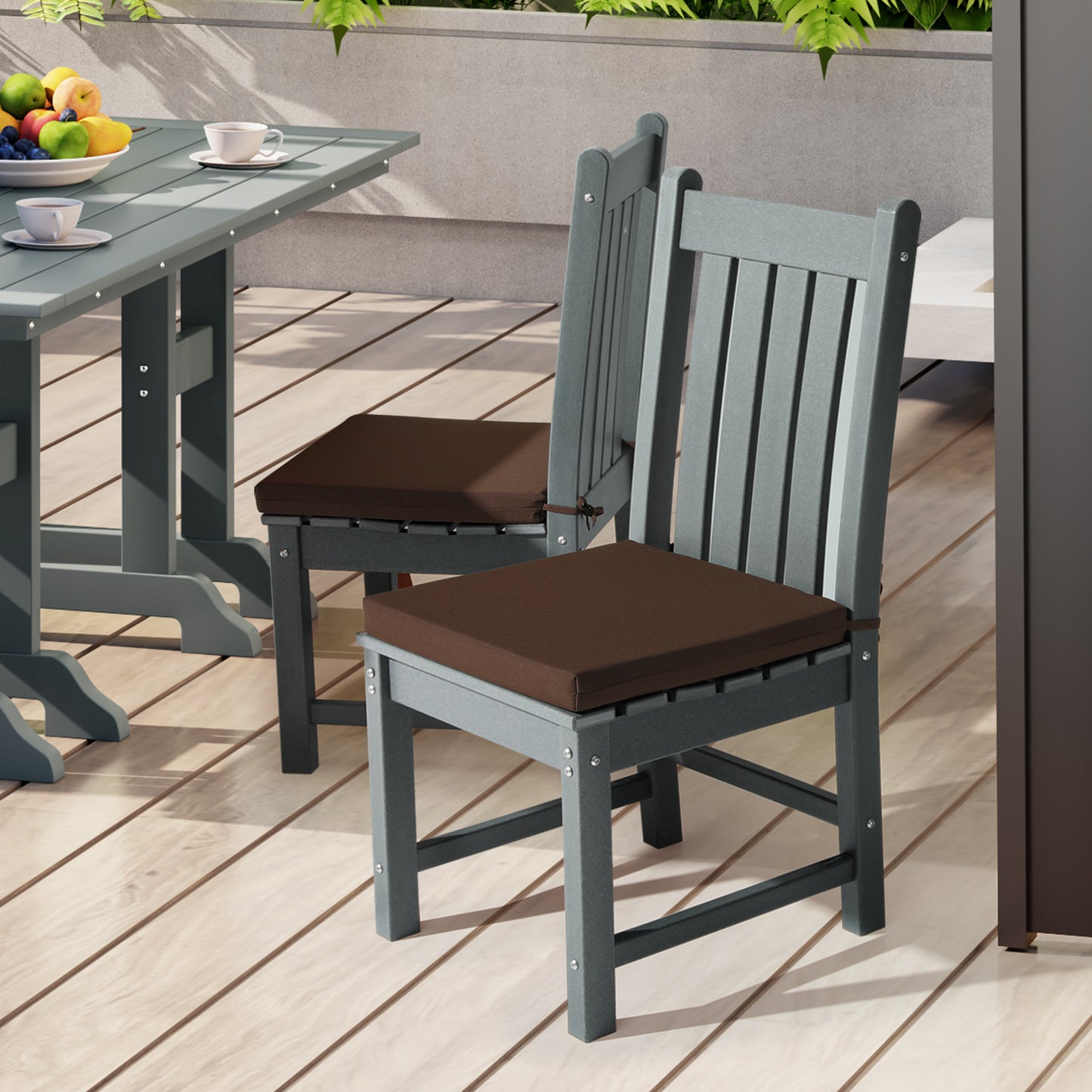 Outdoor Patio Kitchen Dining Chair Seat Cushions Set of 4