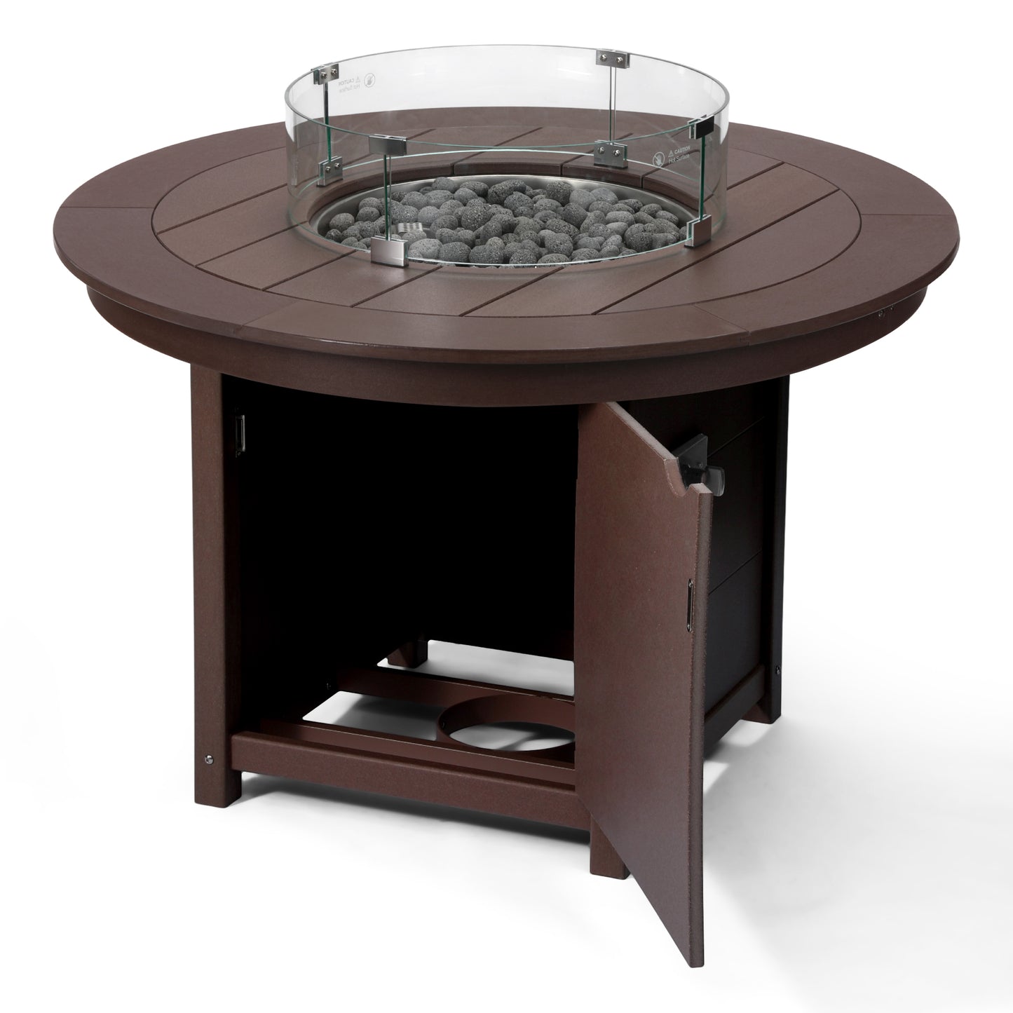 Sedona Round 47" Dining Fire Pit Table