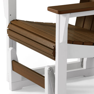 Heritage Ridge Adirondack Glider With Cup Holder