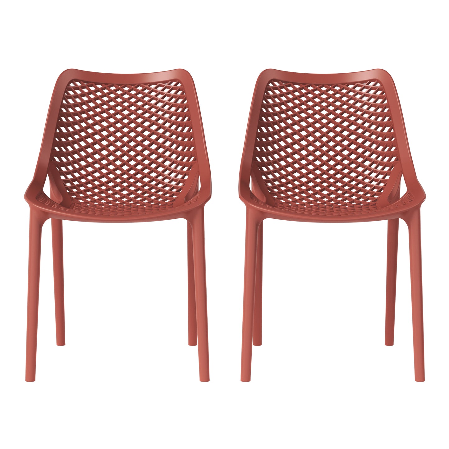 Polyform Stacking Dining Side Chair (Set of 2)