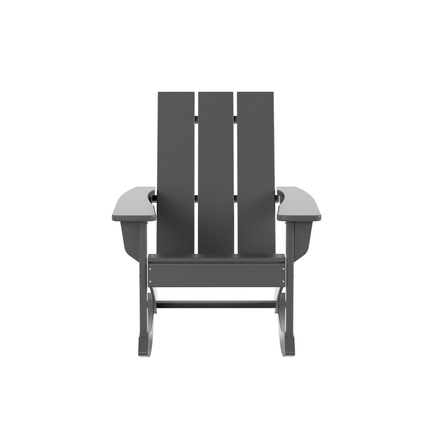 Malibu Modern All-Weather Outdoor Rocking Adirondack Chair