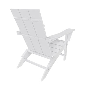 Malibu Modern All-Weather Outdoor Folding Adirondack Chair