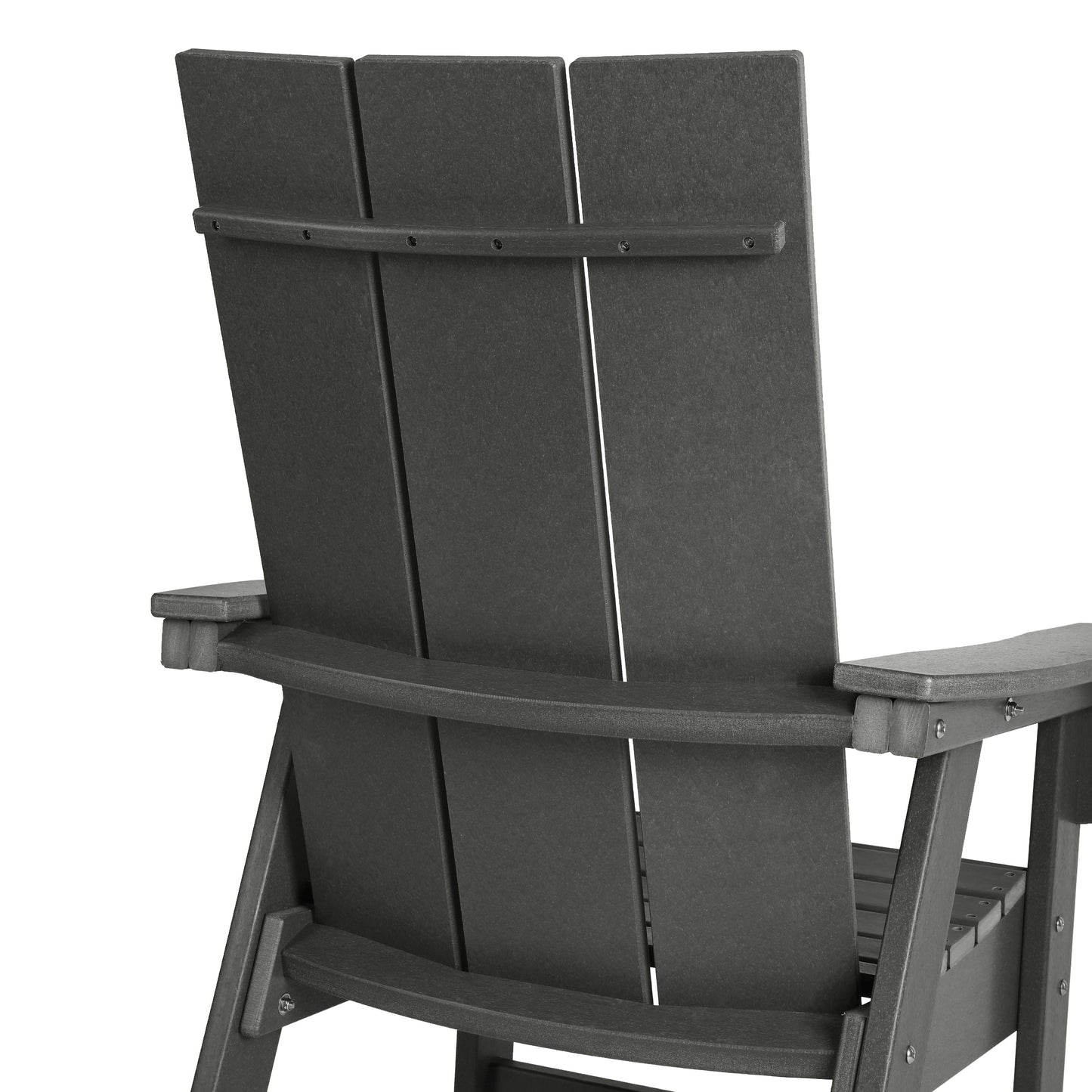 Malibu Modern All-Weather Outdoor Contoured Adirondack Dining Chair