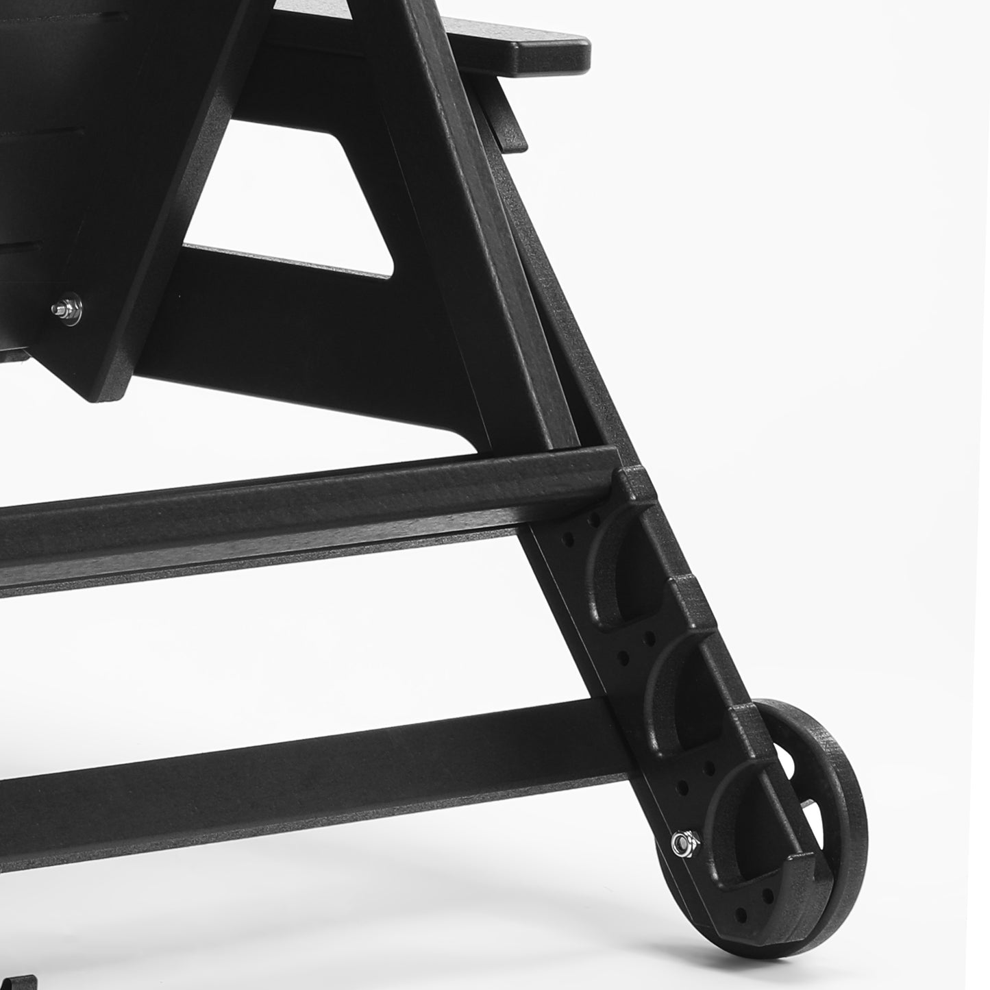 Santa Barbara Reclining Chaise Lounge with Cup Holder and Wheels