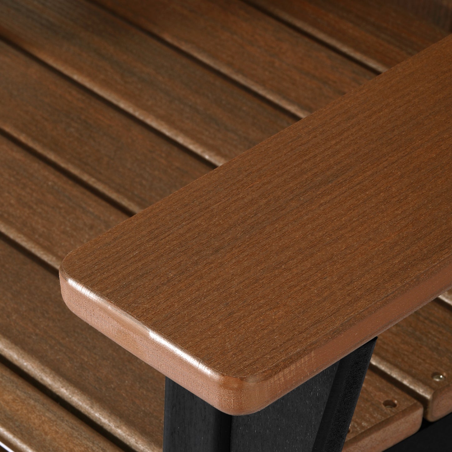 Heritage Ridge Adirondack Bar Chair With Cup Holder