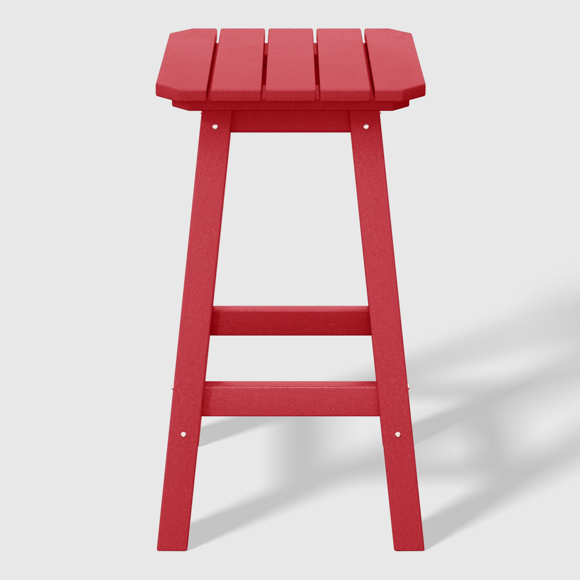 Stockholm  All-Weather Outdoor Square Counter Stool (24" Seat Height)