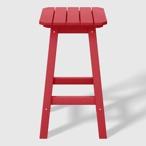 Stockholm  All-Weather Outdoor Square Counter Stool (24" Seat Height)